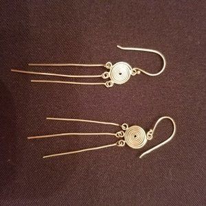 Sterling Silver Dangly Earrings.